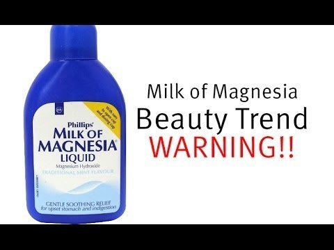 Milk of Magnesium can... 